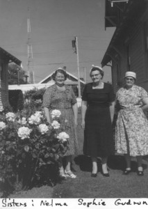Sisters, Nelma, Sofie (Sophie) Gudrun (Approximately 1965?)