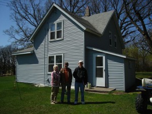 Jeff Gulleson, son of Ingolf Jeffery Gulleson, with Mr./Mrs. William Rehm, April, 2010